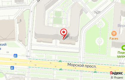 Страховая компания СберСтрахование на Крестовском острове на карте