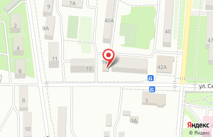 Магазин хозяйственных товаров на улице Севастьянова на карте
