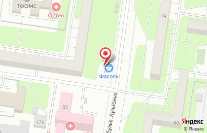 Свита на бульваре Кулибина на карте
