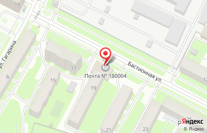 Почта России в Пскове на карте