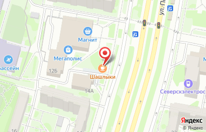 Шашлычная в Томске на карте