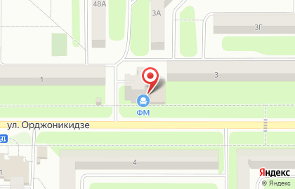 Магазин автозапчастей Автостоп на улице Орджоникидзе на карте