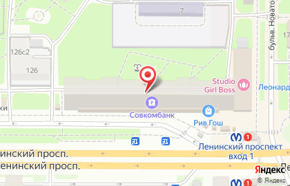 Нарвский на Ленинском проспекте на карте