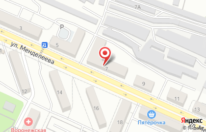 Страховая компания СберСтрахование на улице Менделеева на карте