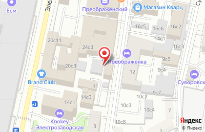 Интернет-магазин верхней одежды Orce.ru на Электрозаводской улице на карте