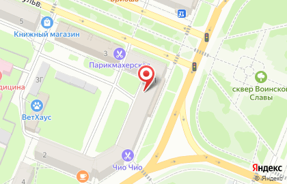 Японская парикмахерская Чио Чио в Великом Новгороде на карте