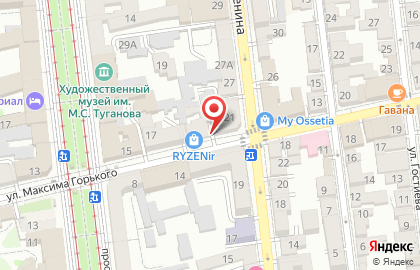 Санаторно-курортное объединение Курорты Осетии на карте