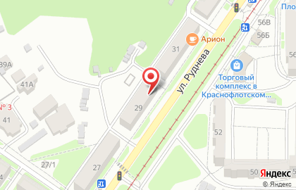 Продуктовый магазин Экономъ в Краснофлотском районе на карте