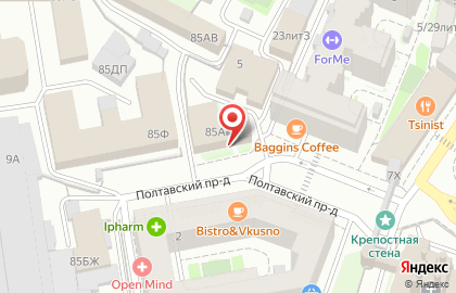 Санкт-Петербургское линейное МВД России на транспорте на карте