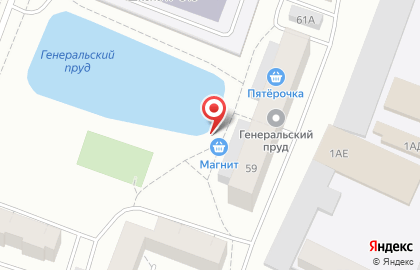 Супермаркет Верный в Петродворцовом районе на карте