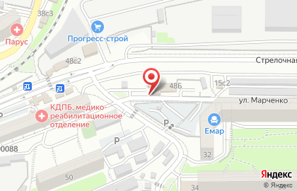Продуктовый магазин Амур в Первореченском районе на карте