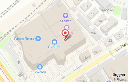 Пельменная №1 в Октябрьском районе на карте