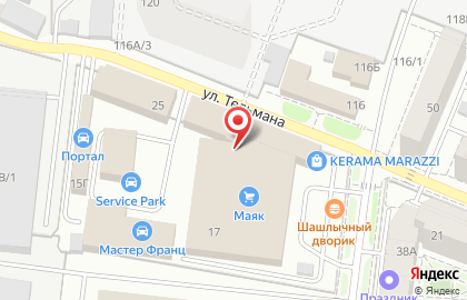 Центр кузовного ремонта Голд Авто в Правобережном районе на карте