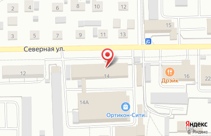 Сауна Посейдон на Северной улице на карте
