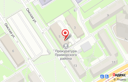 Прокуратура Приморского района в Приморском районе на карте