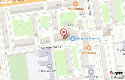 Центр помощи должникам Освободим на Невельской улице на карте