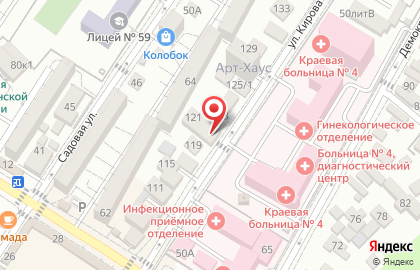 Банкомат АКБ Мособлбанк на улице Кирова на карте