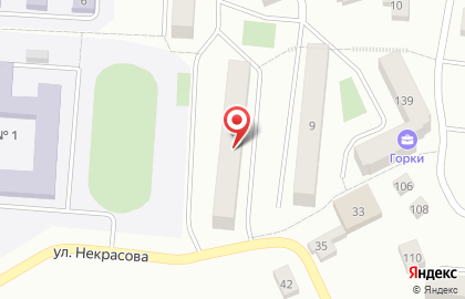 Магазин Школьный мир на улице Горелова на карте