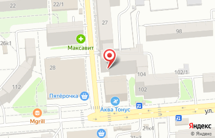 Социальная стоматология в Новосибирске на карте