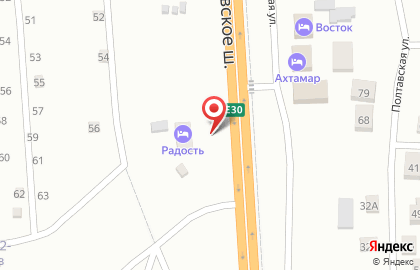 Гостиница Радость на карте