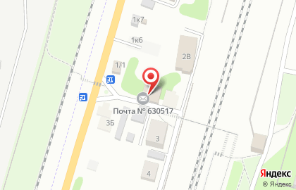 Почта России в Новосибирске на карте