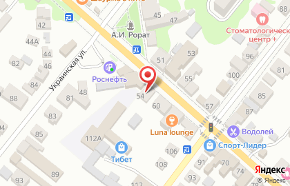Аптека в Тамбове на карте