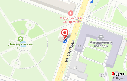 Продовольственный магазин Совобода на карте