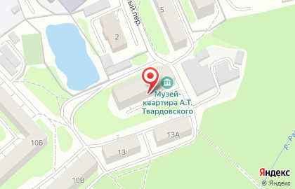 Музей-квартира А.Т. Твардовского в Смоленске на карте