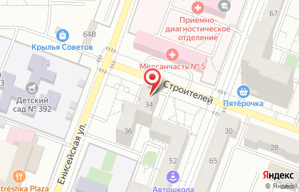 Общежитие в Самаре на карте
