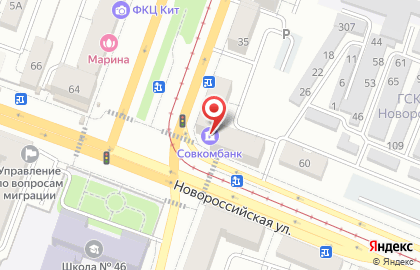 Совкомбанк на улице Машиностроителей на карте