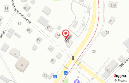 Торгово-ремонтная компания Z Service на Верхне-Муллинской улице на карте
