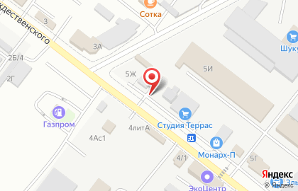 Шаурмичная Vlavaше на улице Рождественского на карте