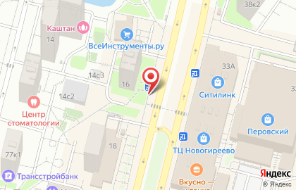 Шарм в Новогиреево на карте