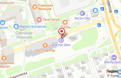 Шиномонтажная мастерская Доктор шин на улице Евдокимова на карте