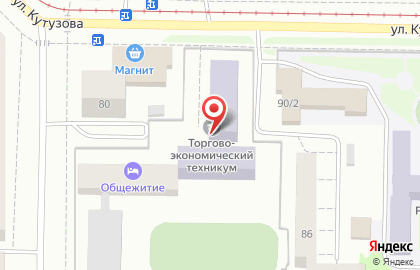 Новокузнецкий торгово-экономический техникум в Куйбышевском районе на карте