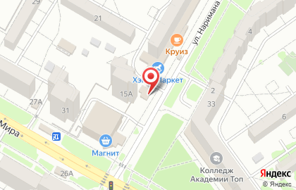 Магазин разливного пива Креветка в Волгограде на карте