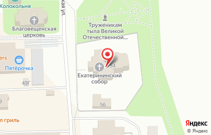 Екатерининский кафедральный собор на карте