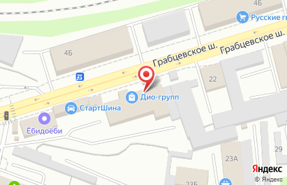 Магазин мебели Конфорта в Октябрьском районе на карте