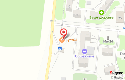 Киоск фастфудной продукции в 6-м квартале на карте