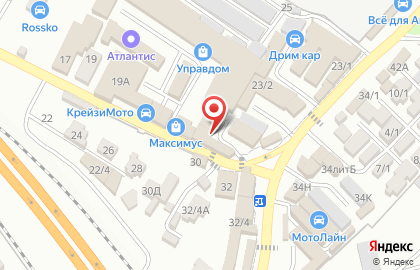 Мебельный салон в Сочи на карте