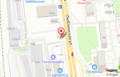 Шиномонтажная мастерская Avtokondishen на Люблинской улице на карте