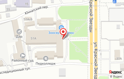 КожаМехСервис на улице Красной Звезды на карте