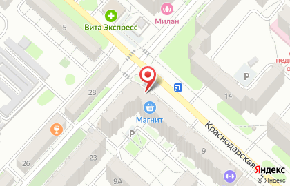 Киоск фастфудной продукции Блин на карте