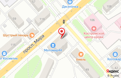 Салон-магазин МотоМир на улице Мира на карте