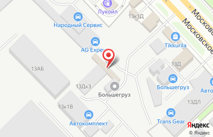 Фокс на Московском шоссе на карте