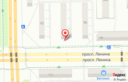 Евродом на проспекте Ленина на карте