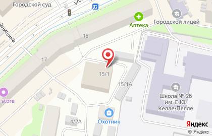 Супермаркет Универсам №1 на улице Ярославского на карте