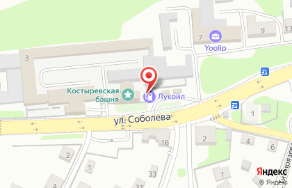 Лукойл-Центрнефтепродукт на улице Соболева на карте