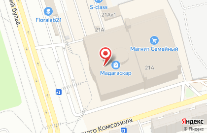 Офис продаж Билайн на улице Ленинского Комсомола на карте