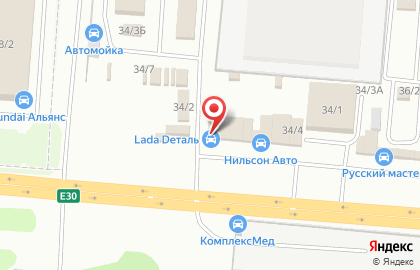 Автомагазин LADA Dеталь на Волгоградской улице на карте